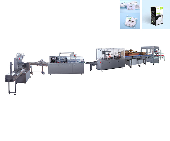 日化类全自动高速装盒机生产线